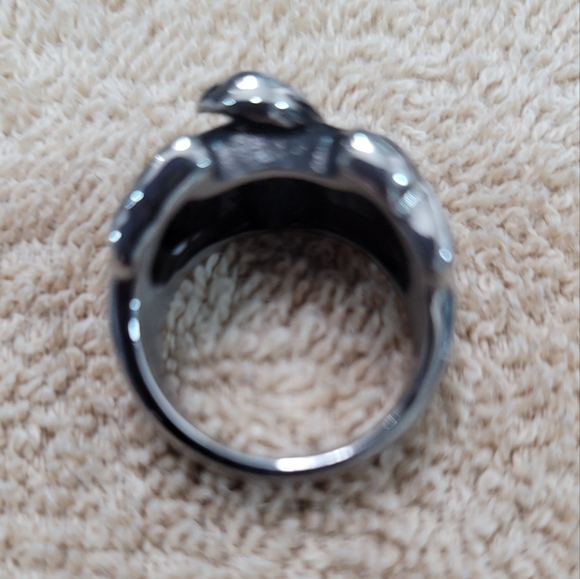 Men's Stainless Steel Eagle Ring - Picture 3 of 7